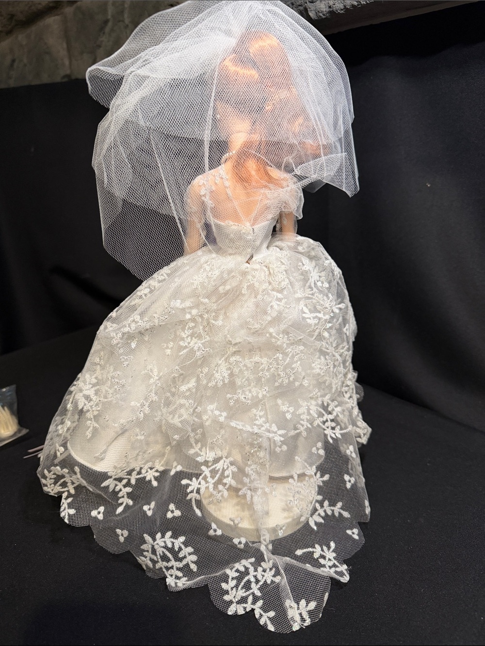 1997 Reproduction Wedding Day Redhead Barbie Doll 1961 Fashion & Accessories - Picture 9 of 10